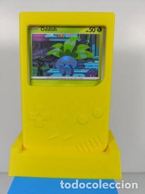 Juguetes antiguos y juegos de colecci&oacute;n: Expositor Para Cartas Pokemon Estilo Gameboy Vintage