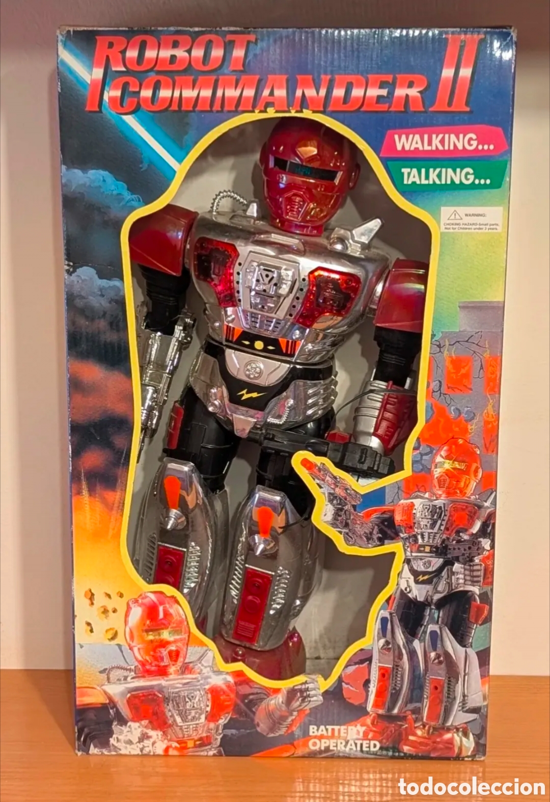 Juguetes antiguos y juegos de colecci&oacute;n: Juguete Robot A&ntilde;os 70. Commander II. Made in Hong Kong