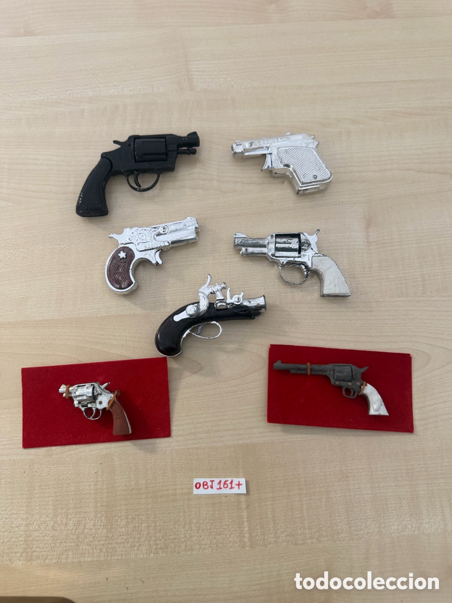 Juguetes antiguos y juegos de colecci&oacute;n: Lote de antiguas pistolas de juguete a&ntilde;os 50