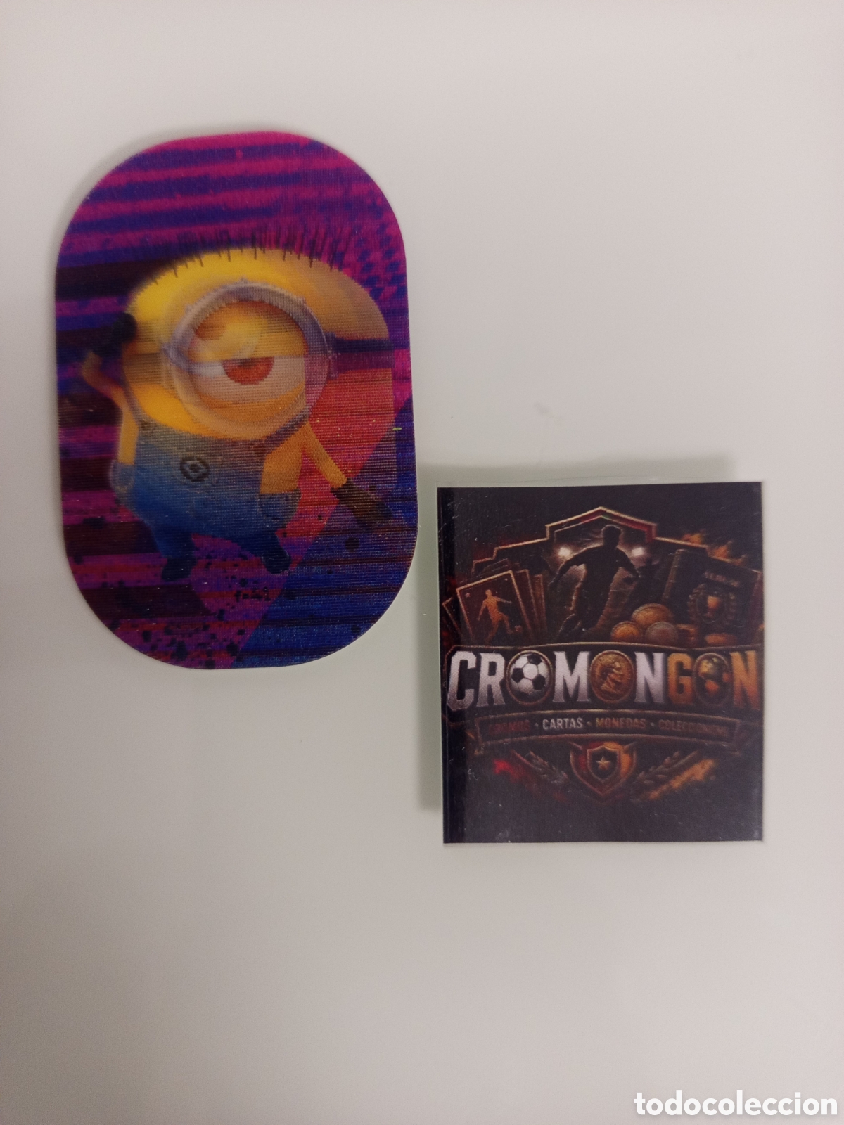 Juguetes antiguos y juegos de colecci&oacute;n: ❇️ TAZO CARD LENTICULAR CARTA 3D CARL BAILANDO 04 / 36 LOS MINIONS GRU 3 MI VILLANO FAVORITO ❇️