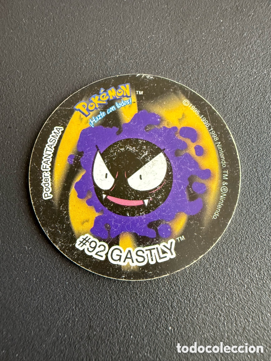 Juguetes antiguos y juegos de colecci&oacute;n: POKEMON. TAZO. # 92. GASTLY