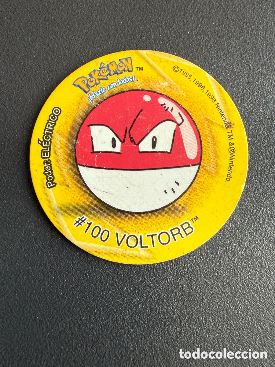 Juguetes antiguos y juegos de colecci&oacute;n: POKEMON. TAZO. # 100. VOLTORB