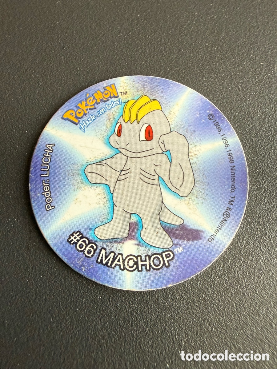 Juguetes antiguos y juegos de colecci&oacute;n: POKEMO. TAZO. # 66. MACHOP