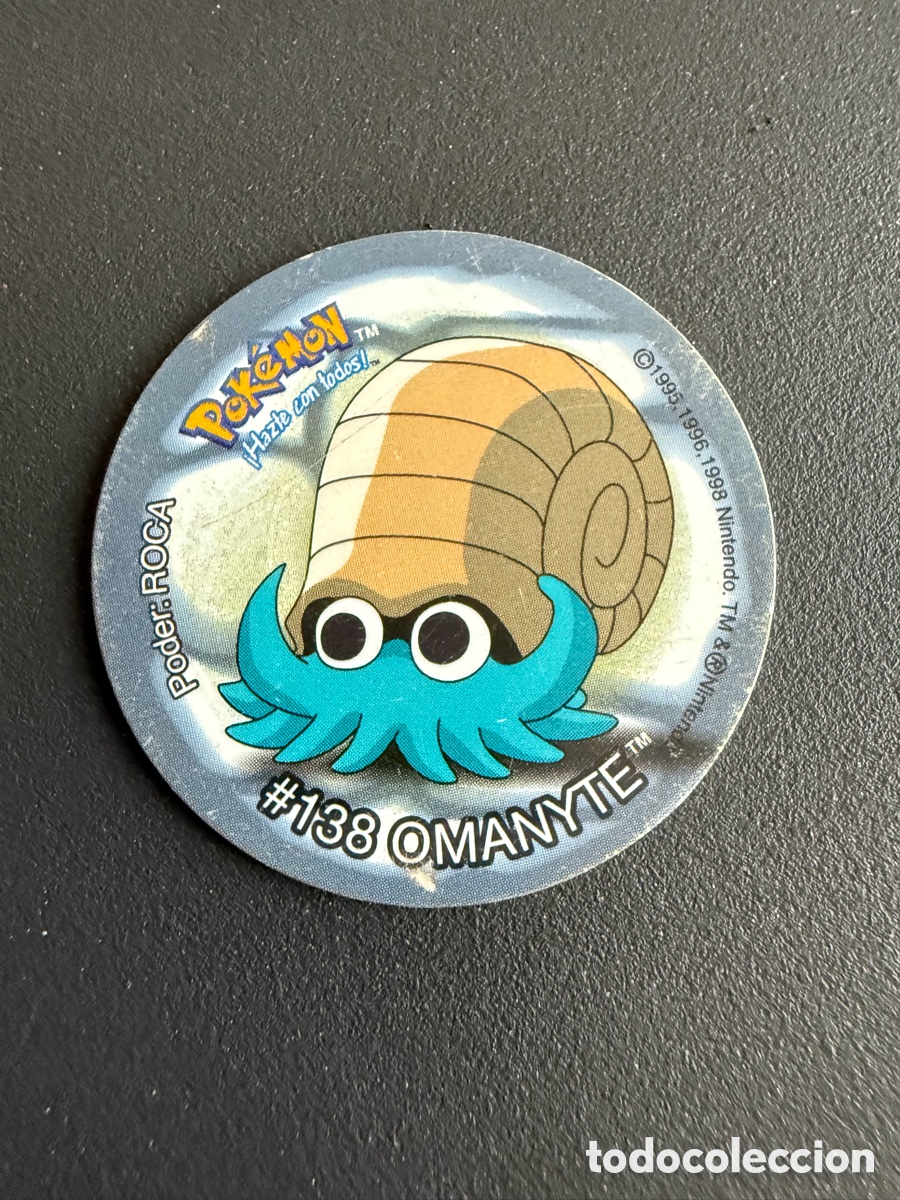 Juguetes antiguos y juegos de colecci&oacute;n: POKEMON. TAZO. # 138. OMANYTE