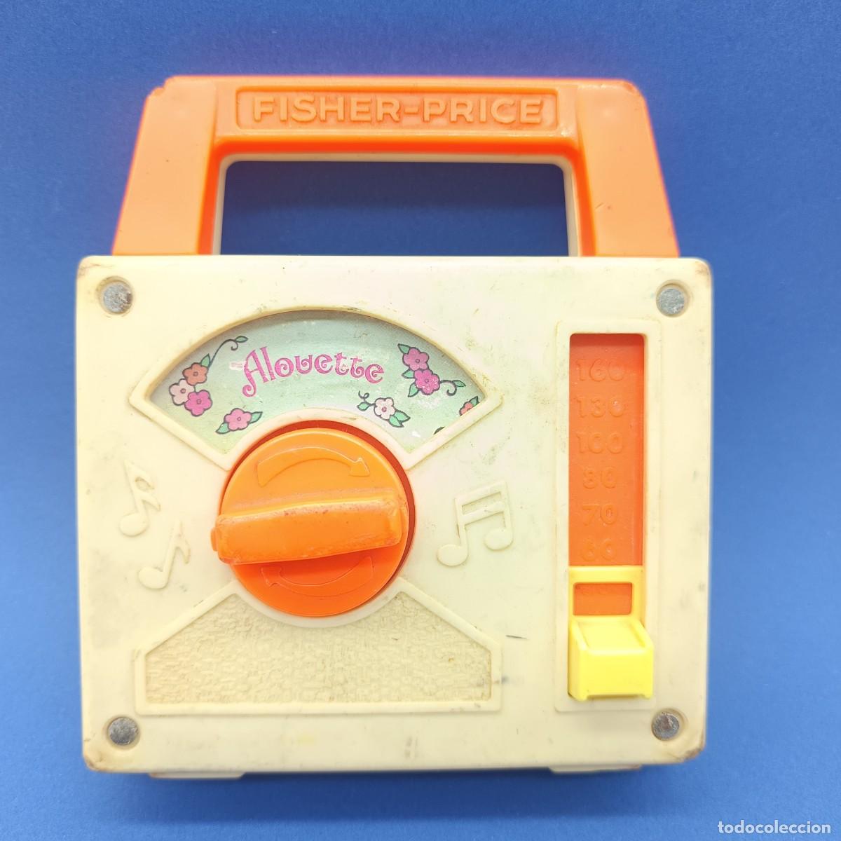 Juguetes antiguos y juegos de colecci&oacute;n: Juguete Fisher-Price &ldquo;Alouette&rdquo; musical a&ntilde;os 80 &ndash; Malet&iacute;n pl&aacute;stico con m&uacute;sica