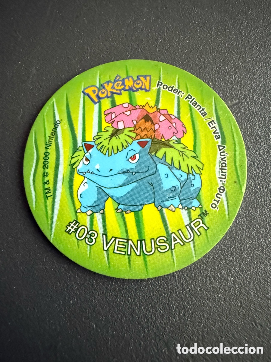 Juguetes antiguos y juegos de colecci&oacute;n: POKEMON. TAZO 2. # 03. VENUSAUR
