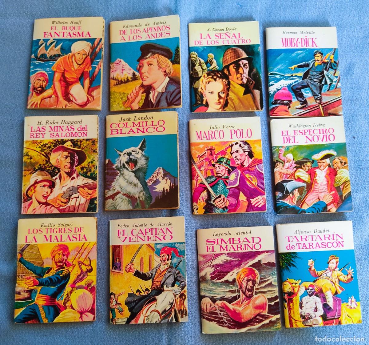 Juguetes antiguos y juegos de colecci&oacute;n: 12 EJEMPLARES DE LA MINIBIBLIOTECA DE LA LITERATURA UNIVERSAL DEL PETETE