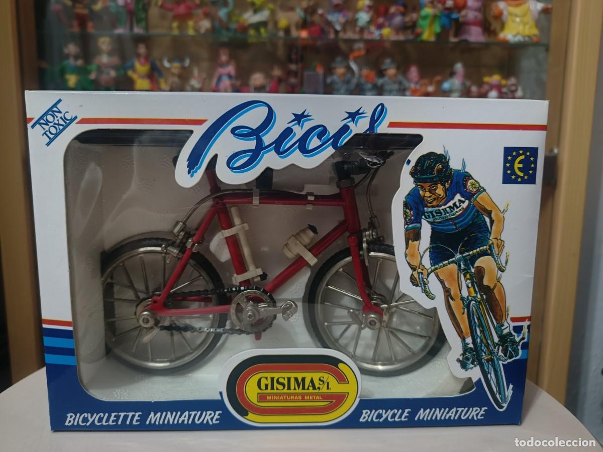 Juguetes antiguos y juegos de colecci&oacute;n: Ocasion coleccionistas Antigua miniatura nueva Bici Bicicleta ciclista Gisima vintage a&ntilde;os 80 90