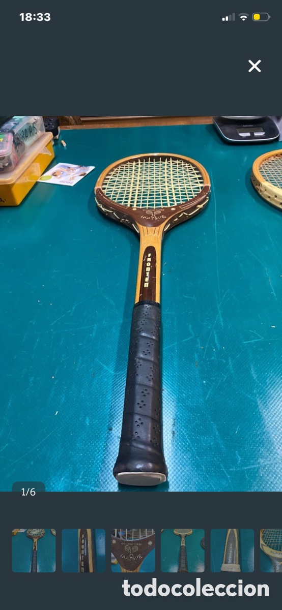 Juguetes antiguos y juegos de colecci&oacute;n: Raquetas tenis antiguos vintage