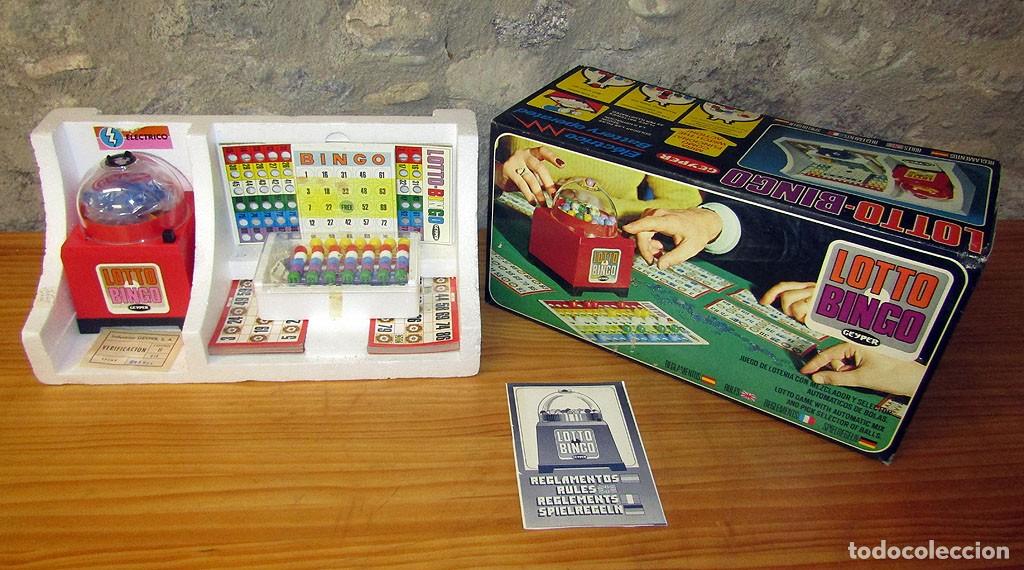 Juguetes antiguos y juegos de colecci&oacute;n: ANTIGUO LOTTO BINGO DE GEYPER - NUEVO Y EN SU CAJA ORIGINAL - COMPLETO - A&Ntilde;OS 70