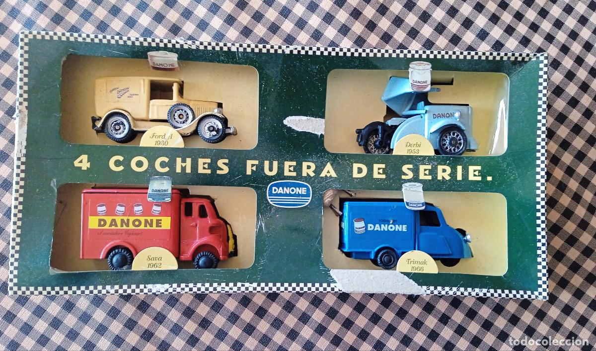 Juguetes antiguos y juegos de colecci&oacute;n: colecci&ograve;n veh&iacute;culos Danone de juguete