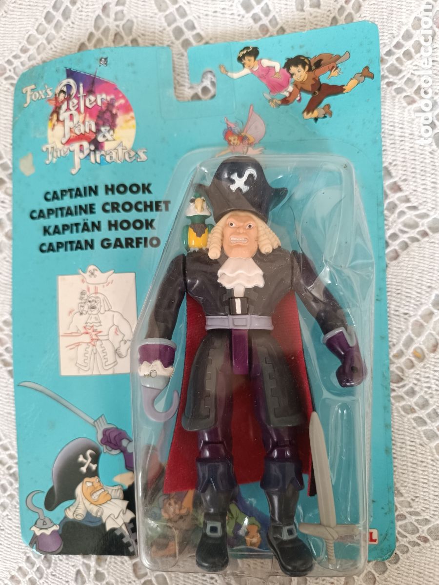 Juguetes antiguos y juegos de colecci&oacute;n: FIGURA CAPITAN GARFIO NUEVA ARTICULADA