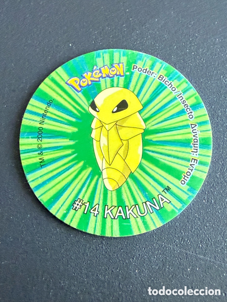 Juguetes antiguos y juegos de colecci&oacute;n: POKEMON. TAZO 2. # 14 KAKUNA