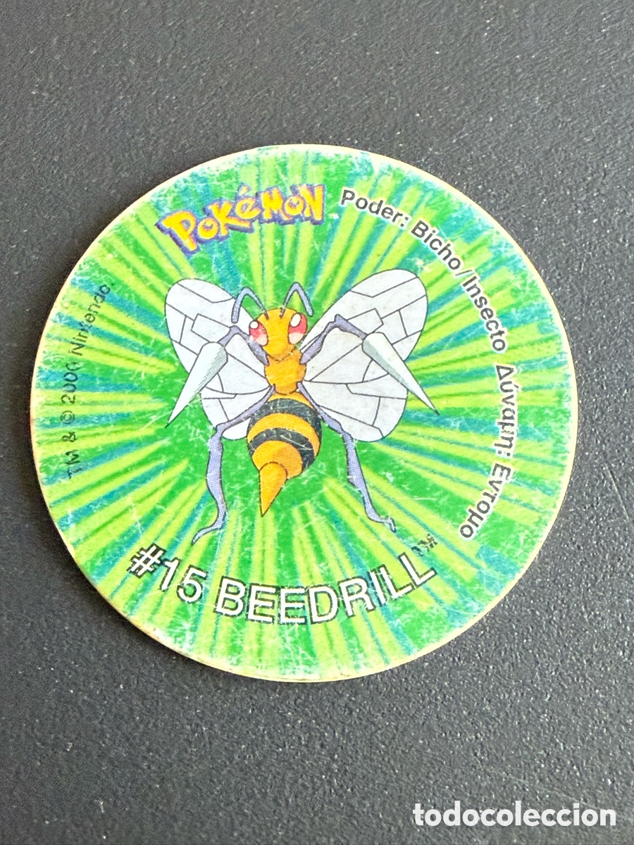 Juguetes antiguos y juegos de colecci&oacute;n: POKEMON. TAZO 2. _# 15 BEEDEILL