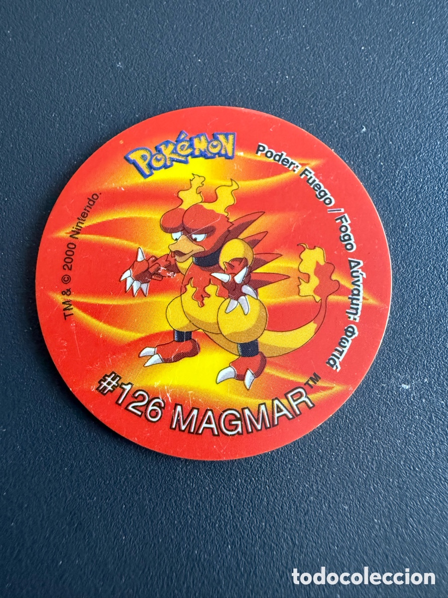 Juguetes antiguos y juegos de colecci&oacute;n: POKEMON. TAZO 2. # 126. MAGMAR