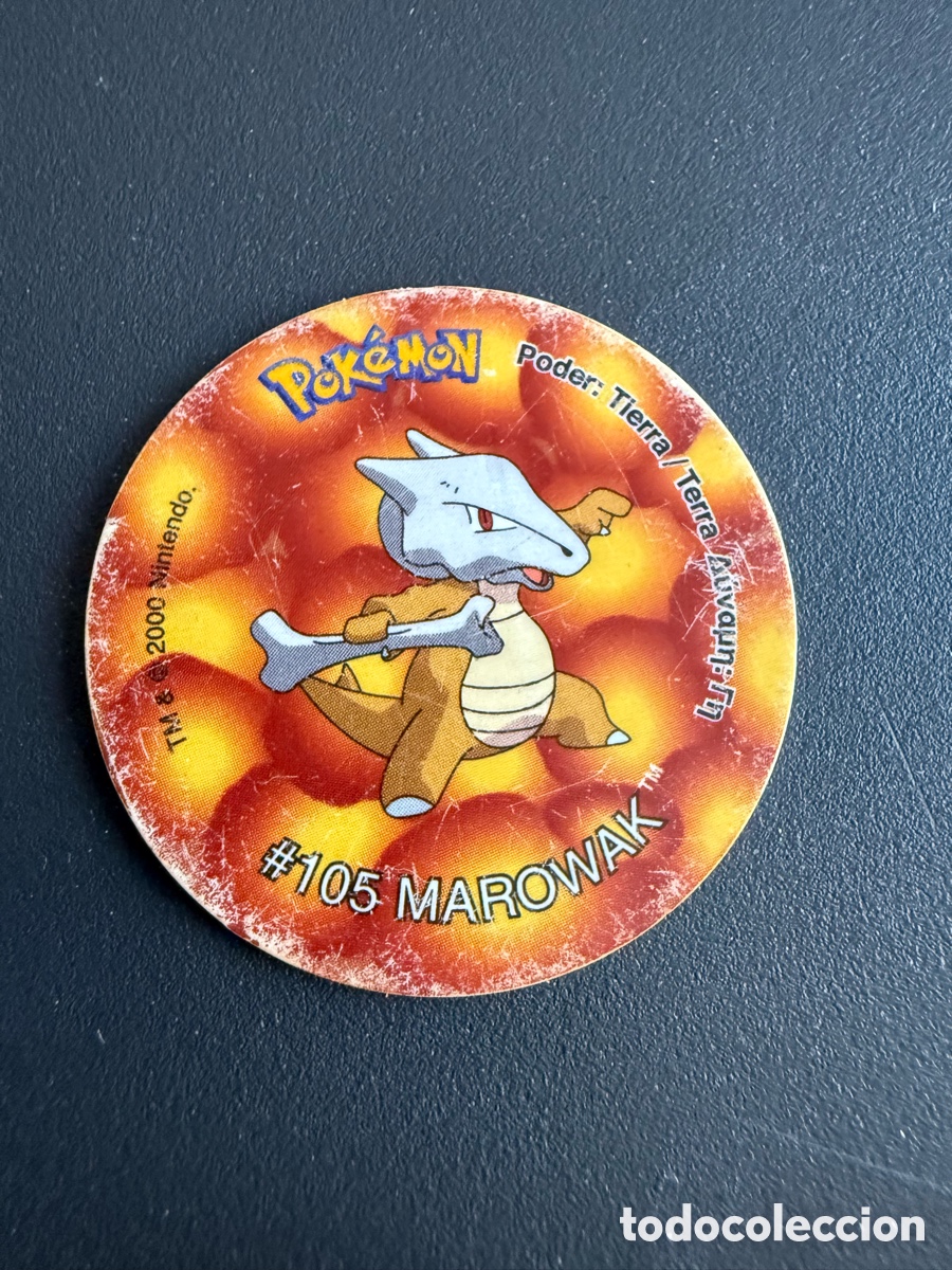 Juguetes antiguos y juegos de colecci&oacute;n: POKEMON. TAZO 2. # 105 MAROWAK