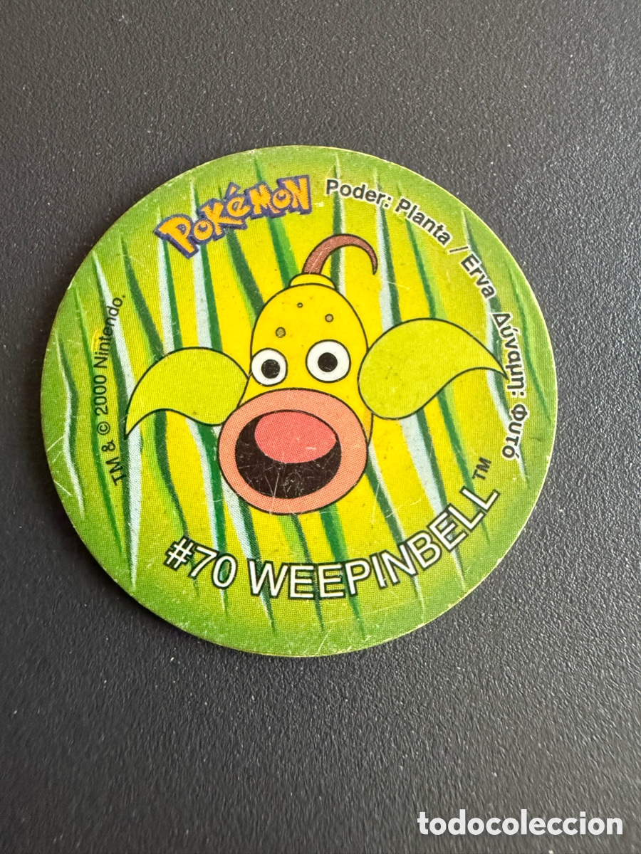 Juguetes antiguos y juegos de colecci&oacute;n: POKEMON. TAZO 2. # 70. WEEPINBELL