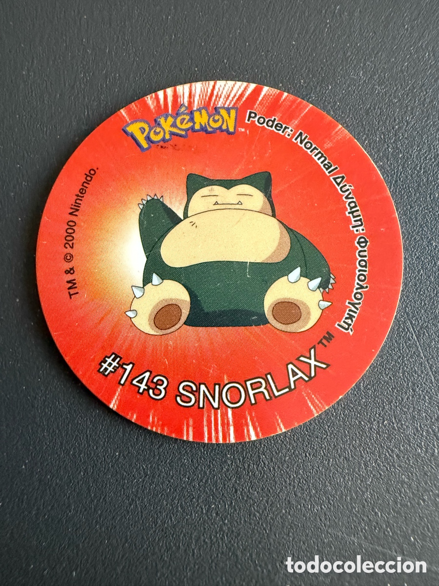 Juguetes antiguos y juegos de colecci&oacute;n: POKEMON. TAZO 2. # 143. SNORLAX