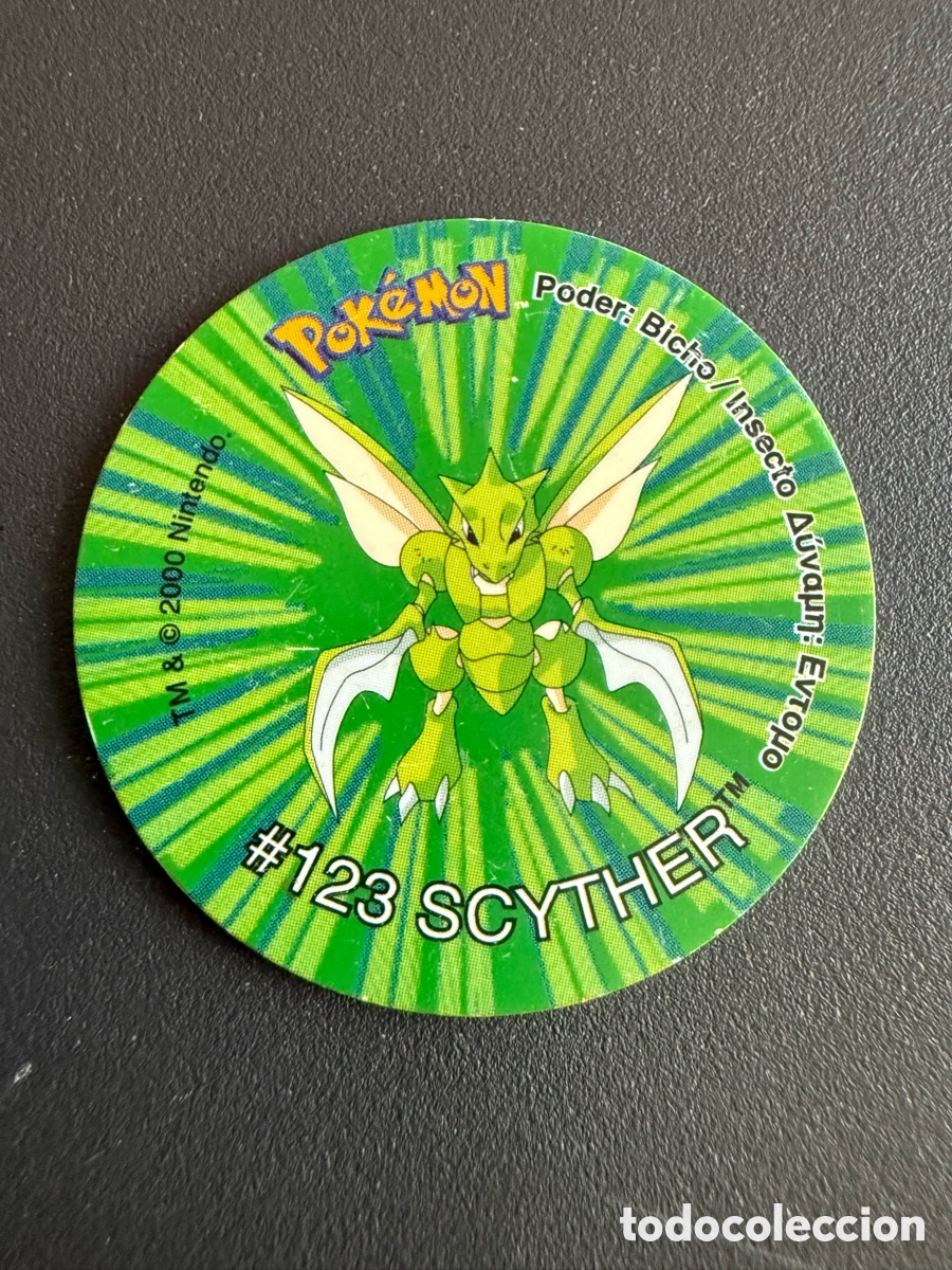 Juguetes antiguos y juegos de colecci&oacute;n: POKEMON. TAZO 2. # 123. SCYTHER