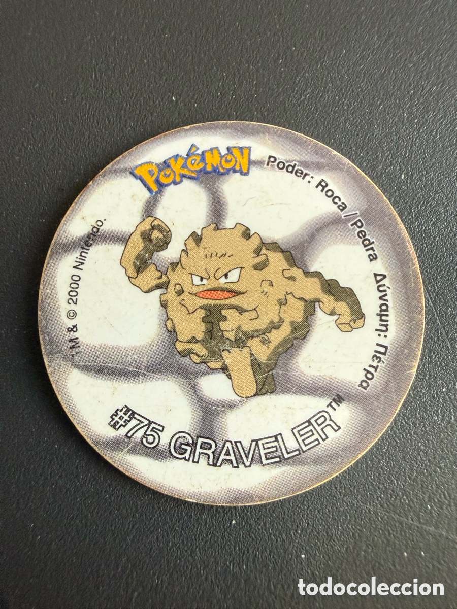 Juguetes antiguos y juegos de colecci&oacute;n: POKEMON. TAZO 2. # 75. GRAVELER