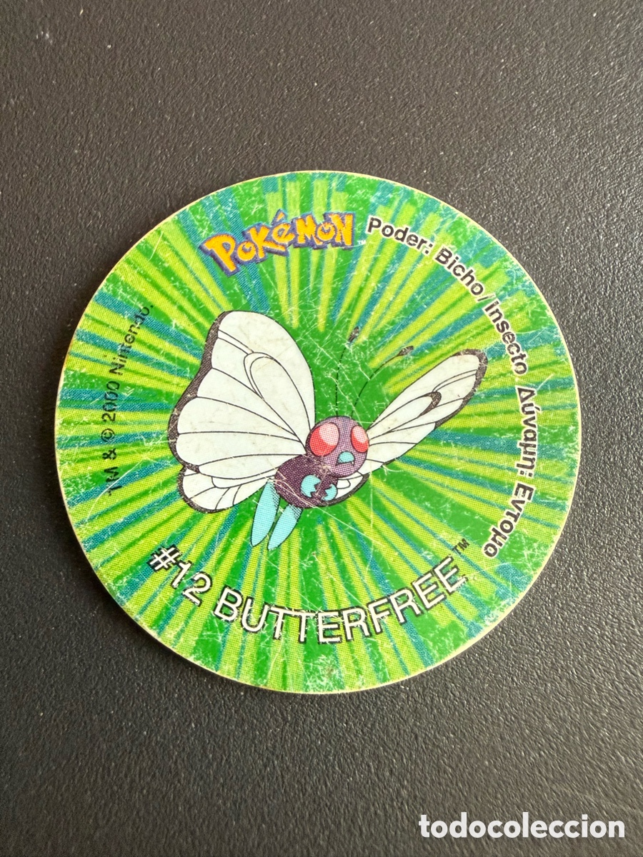 Juguetes antiguos y juegos de colecci&oacute;n: POKEMON. TAZO 2. # 12. BUTTERFREE
