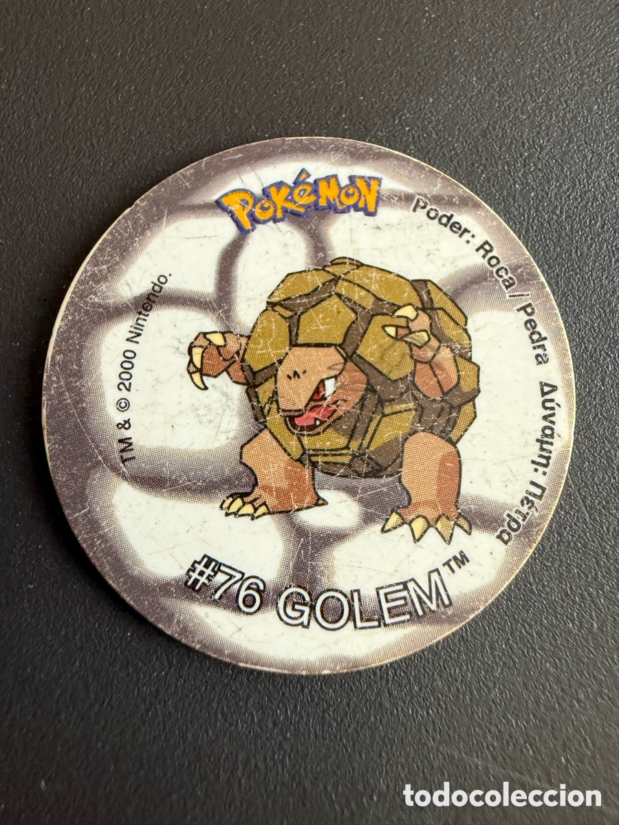 Juguetes antiguos y juegos de colecci&oacute;n: POKEMON. TAZO 2. # 76. GOLEM