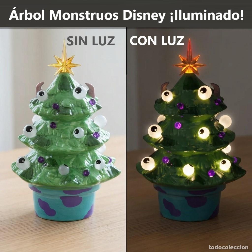 Juguetes antiguos y juegos de colecci&oacute;n: &Aacute;rbol Navidad Monstruos Disney iluminado