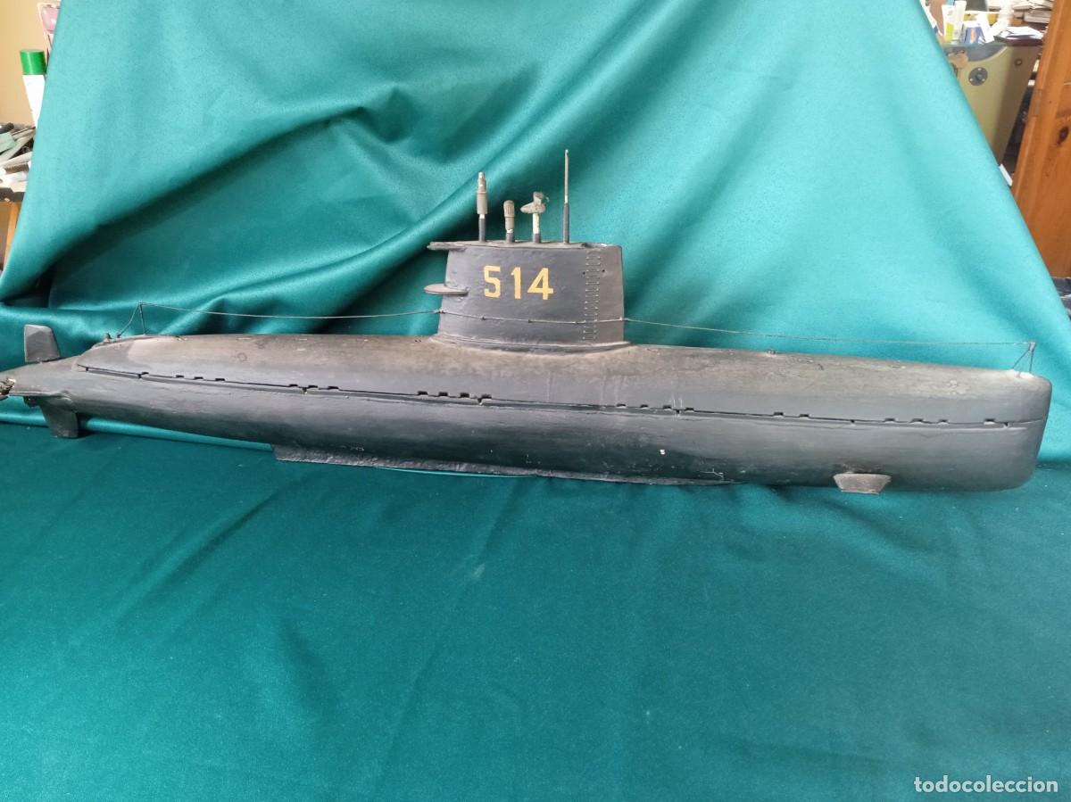 Juguetes antiguos y juegos de colecci&oacute;n: SUBMARINO de Madera.