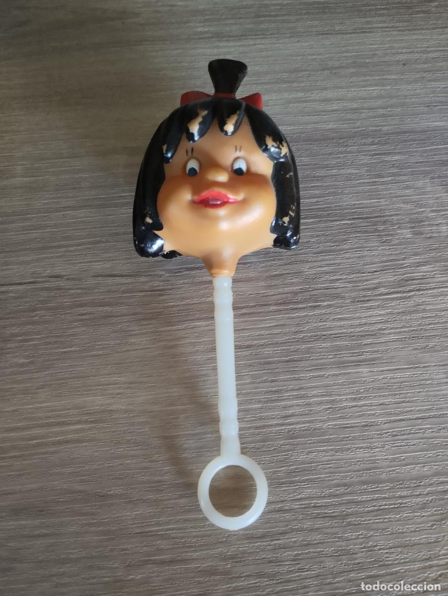 Juguetes antiguos y juegos de colecci&oacute;n: sonajero de cleo de la familia telerin