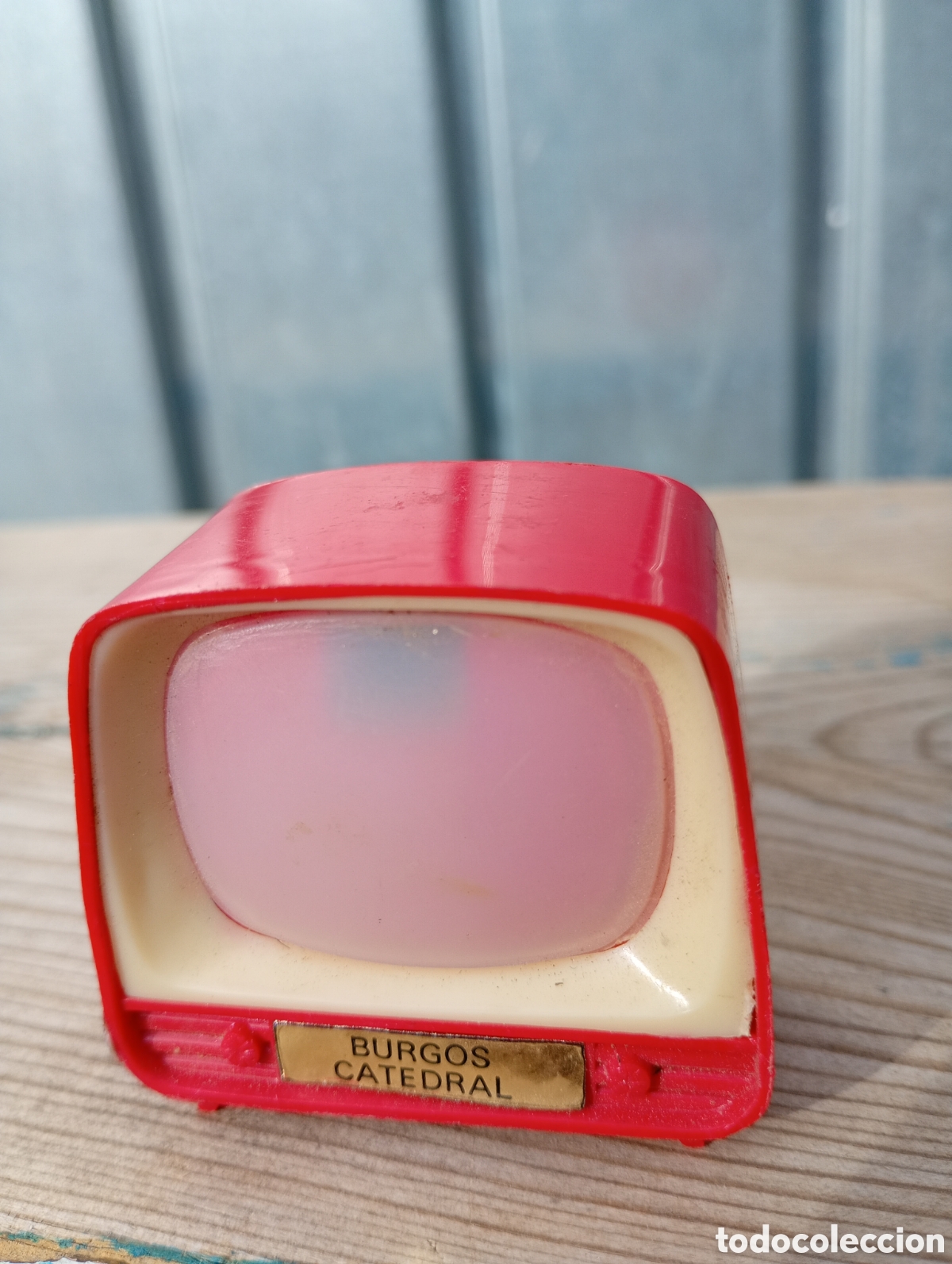 Juguetes antiguos y juegos de colecci&oacute;n: Juguete televisi&oacute;n tele TV visor diapositivas catedral burgos