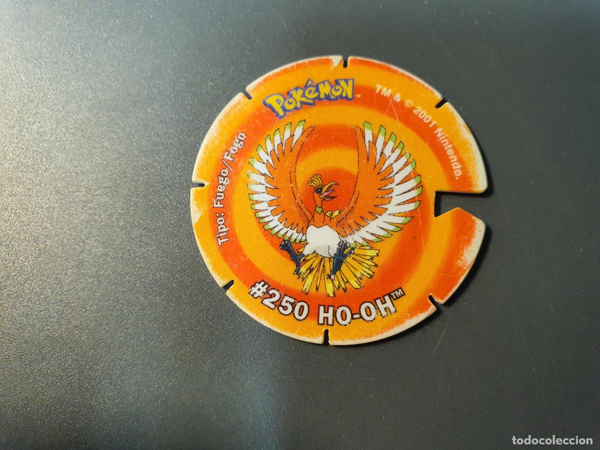Juguetes antiguos y juegos de colecci&oacute;n: TAZO POKEMON -- A&Ntilde;O 2001 -- POKEMON TAZO VOLADOR -- CHIPICAO - ESPA&Ntilde;A -- N&ordm; 9 HO-OH