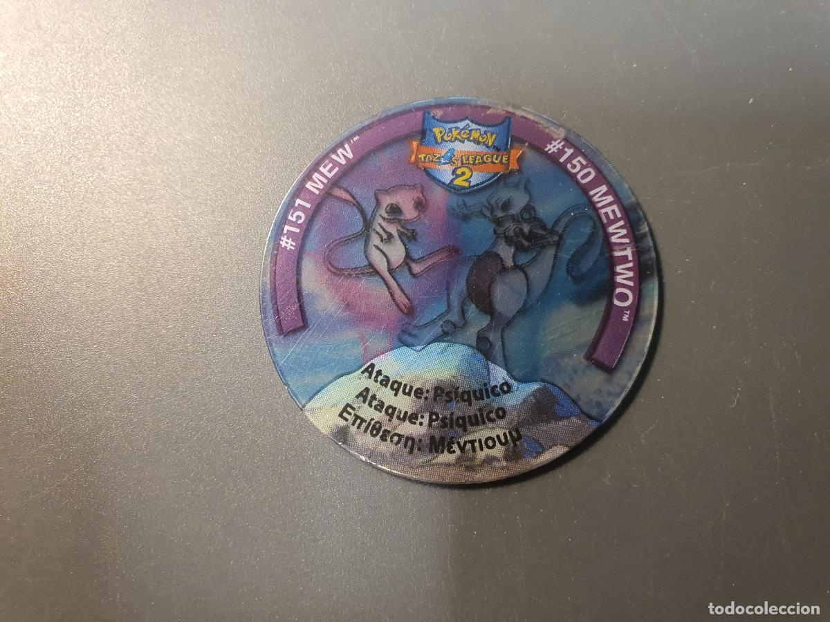 Juguetes antiguos y juegos de colecci&oacute;n: TAZO POKEMON -- A&Ntilde;O 2002 -- POKEMON TAZOS LEAGUE 2 -- MATUTANO - ESPA&Ntilde;A -- N&ordm; 150 151