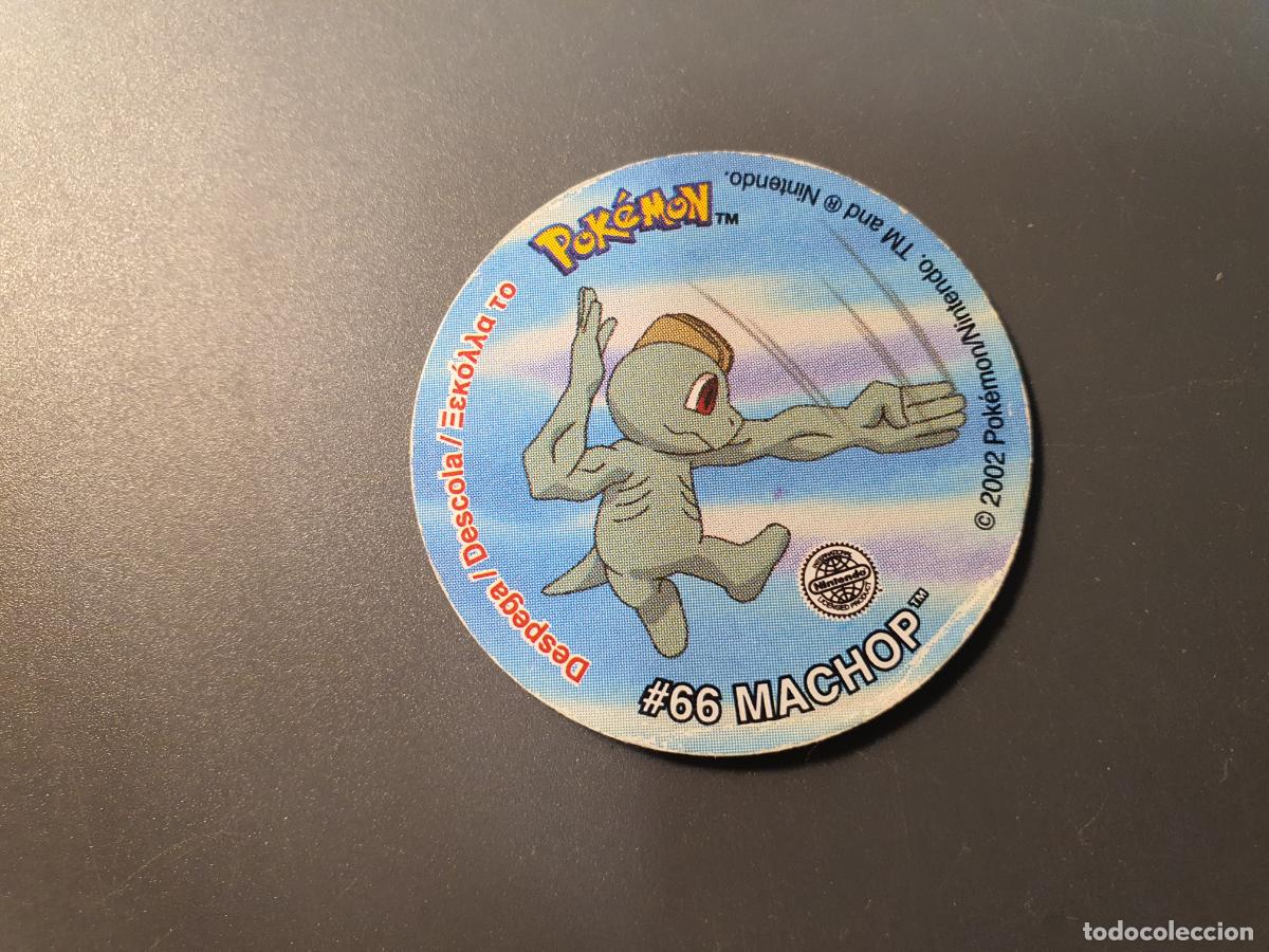 Juguetes antiguos y juegos de colecci&oacute;n: TAZO POKEMON -- A&Ntilde;O 2002 -- POKEMON TAZOS LEAGUE 2 -- MATUTANO - ESPA&Ntilde;A -- N&ordm; 66 CON PEGATINA