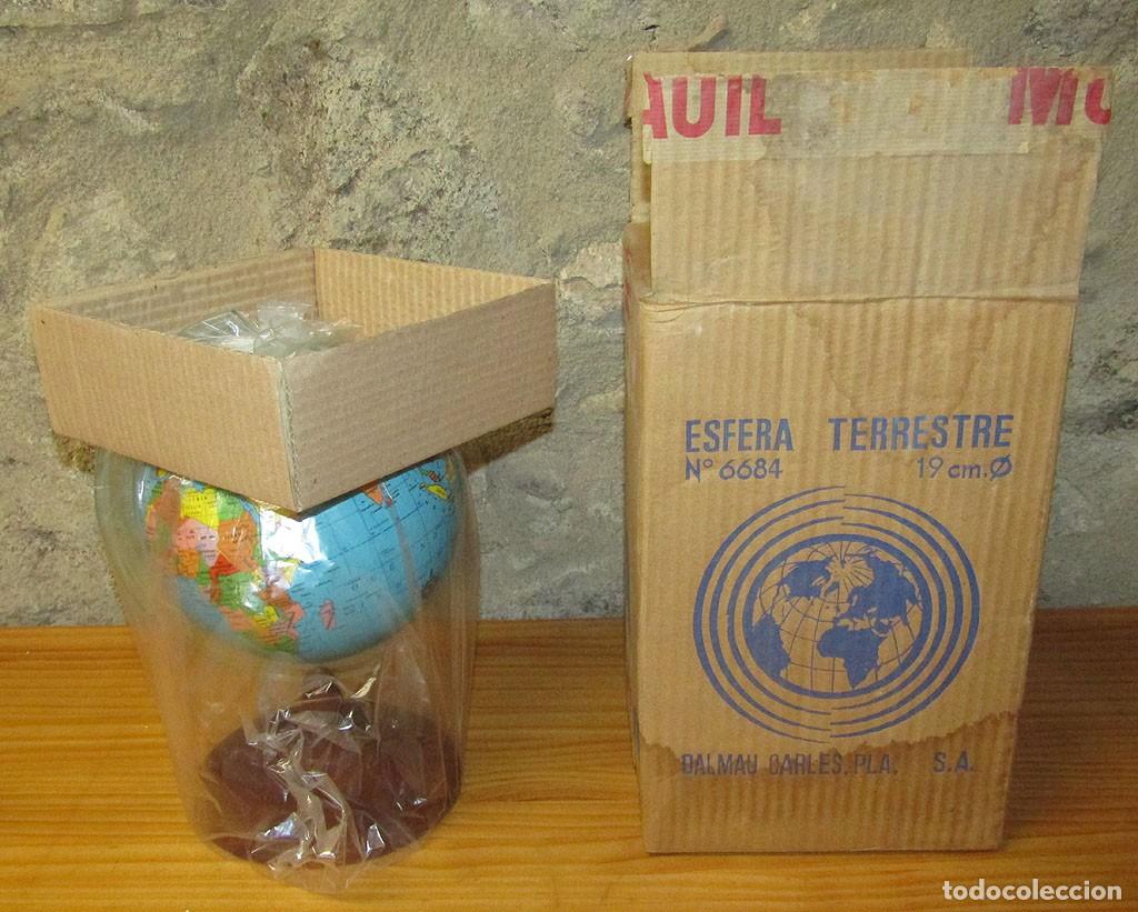 Juguetes antiguos y juegos de colecci&oacute;n: ANTIGUA ESFERA TERRESTRE O GLOBO TERRAQUEO DE DALMAU CARLES PLA - NUEVO Y EN SU CAJA