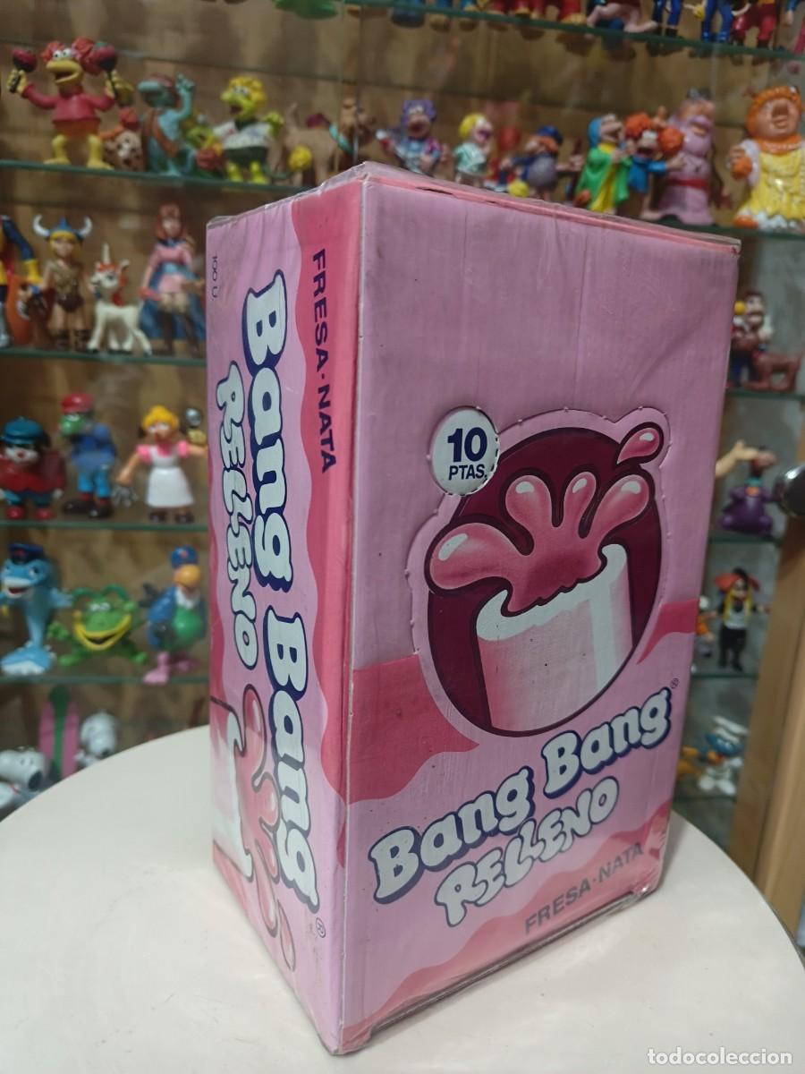 Juguetes antiguos y juegos de colecci&oacute;n: Ocasion coleccionistas ! Antigua caja Precintada original vintage a&ntilde;os 90 chicle Bang Bang relleno