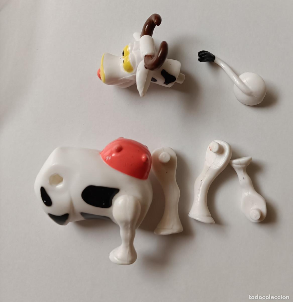 Juguetes antiguos y juegos de colecci&oacute;n: Tombola Crazy Zoo 2001 figura mu&ntilde;eco s figurita montable animal vaca