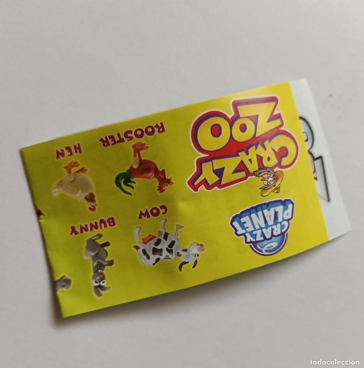 Juguetes antiguos y juegos de colecci&oacute;n: Tombola Crazy Zoo 2001 bpz papelito papel checklist