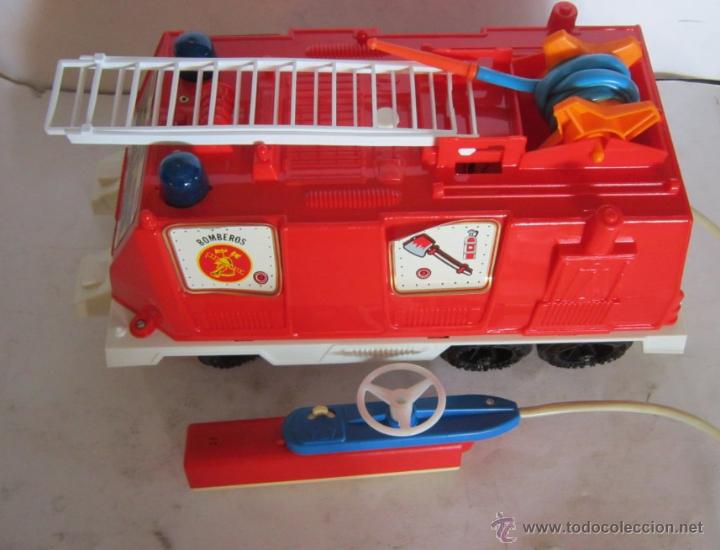 Juguetes antiguos Jyesa: FURGON DE BOMBEROS REF 358, DE JYESA, ELECTRICO, CON LUCES, EN CAJA. CC - Foto 2