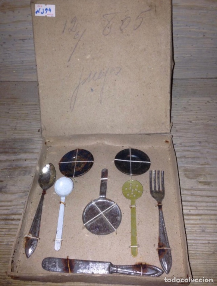 Juguetes antiguos Jyesa: Estuche de Cacharritos de 1930 original - Foto 1