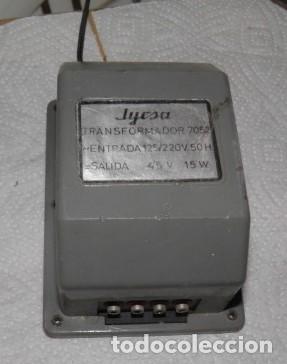 Juguetes antiguos Jyesa: TRANSFORMADOR DE JYESA,BITENSI&Oacute;N,FUNCIONANDO - Foto 2