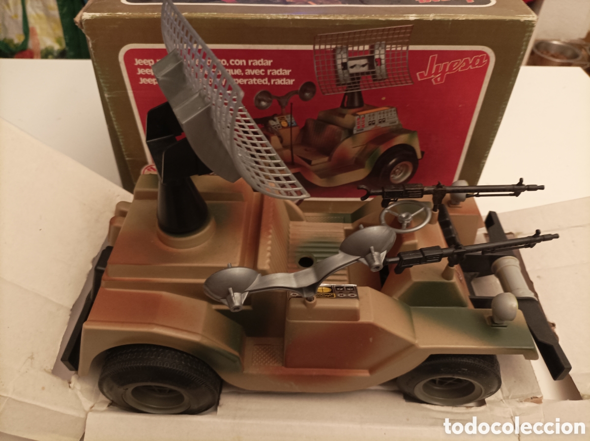Juguetes antiguos Jyesa: Jeep militar con radar de Jyesa - Foto 4