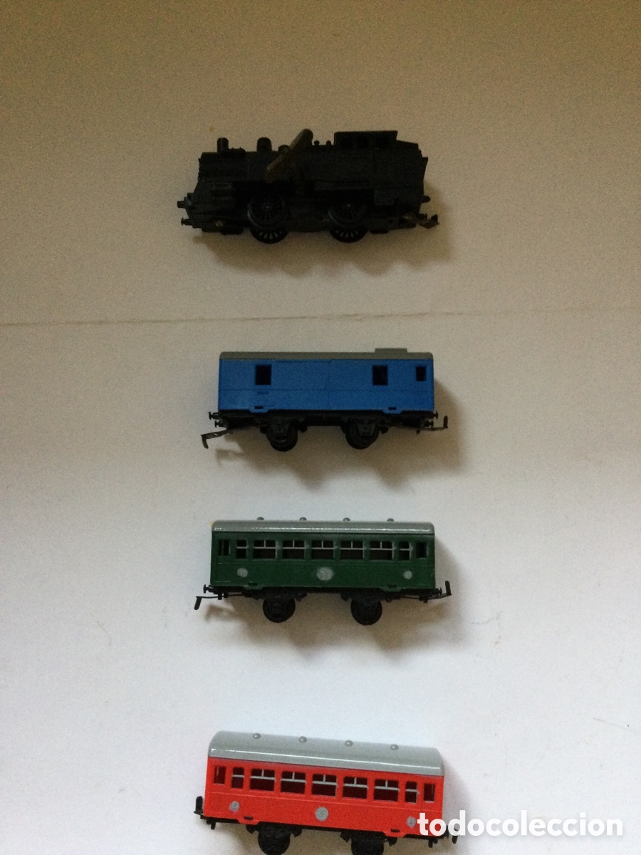 Juguetes antiguos Jyesa: Tren a resorte JYESA - Foto 3