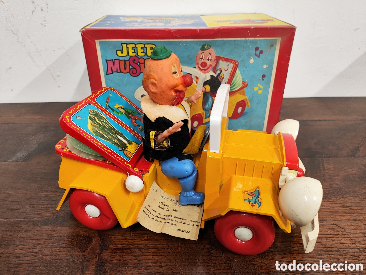 Jouets anciens Jyesa: ANTIGUO JUGUETE JEEP MUSICAL 350 DE JYESA