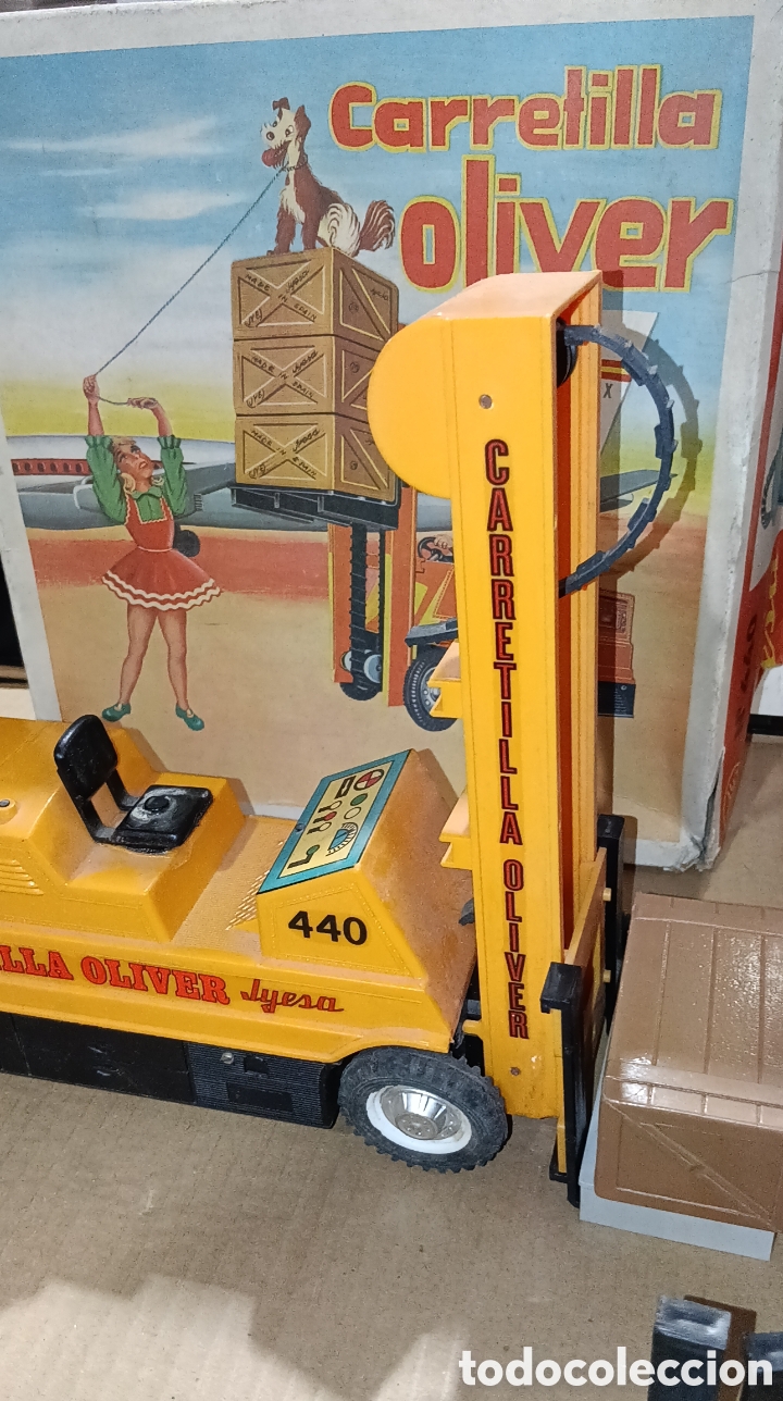 Juguetes antiguos Jyesa: CARRETILLA OLIVER JYESA