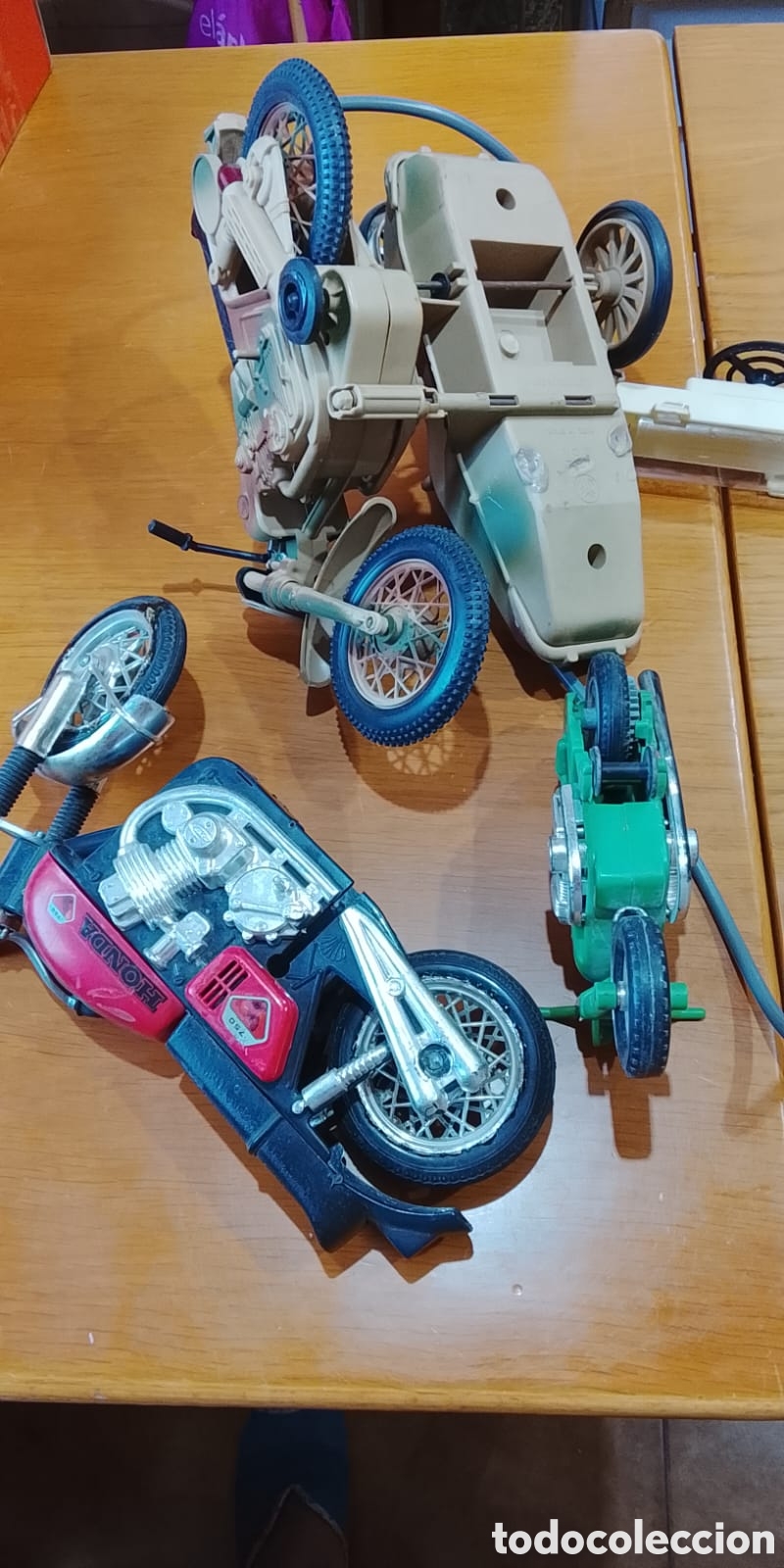 Juguetes antiguos Jyesa: Moto Jyesa y maldelman