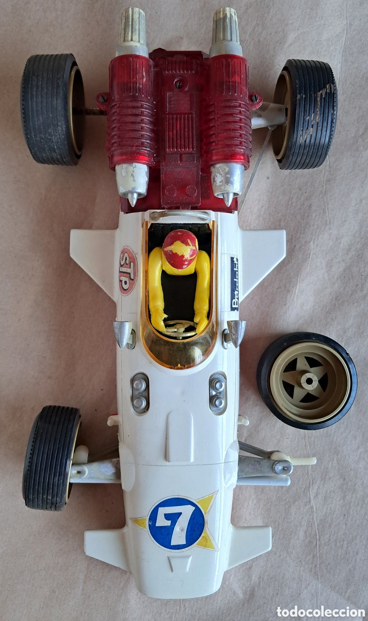 Giocattoli antichi Jyesa: Jyesa. Coche de carreras N&ordm;7 Bardaht