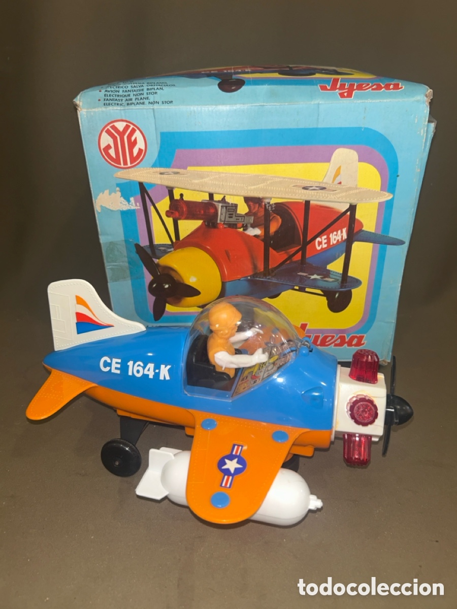 Juguetes antiguos Jyesa: ANTIGUO AVION FANTASIA MONOPLANO, DE JYESA