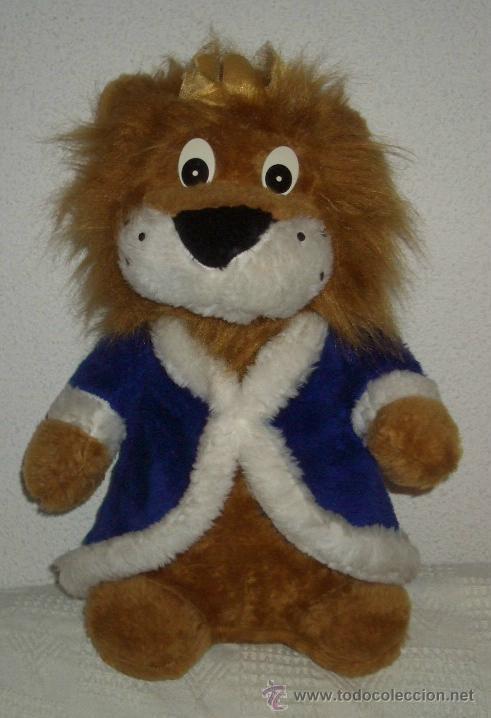 Juguetes antiguos: EL REY LE&Oacute;N,PELUCHE - Foto 1
