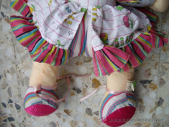 Juguetes antiguos: MU&Ntilde;ECA TRAPO ANTIGUA - Foto 6