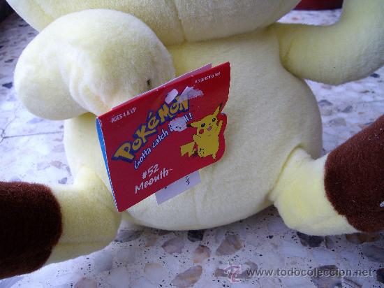 Juguetes antiguos: PELUCHE MEOWTH DE POKEMON - Foto 2